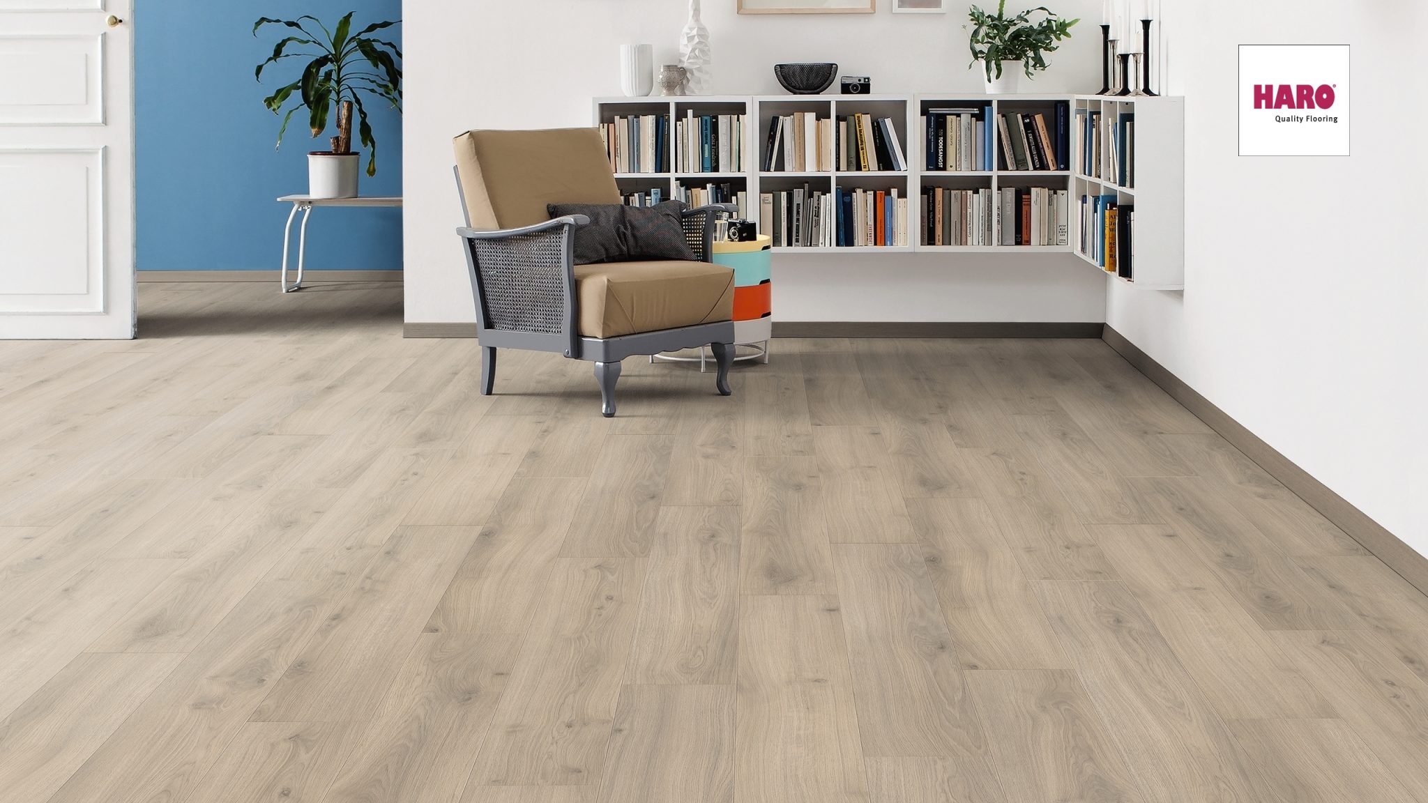 Lamināts HARO Oak Emilia Velvet Grey Aqua 540244