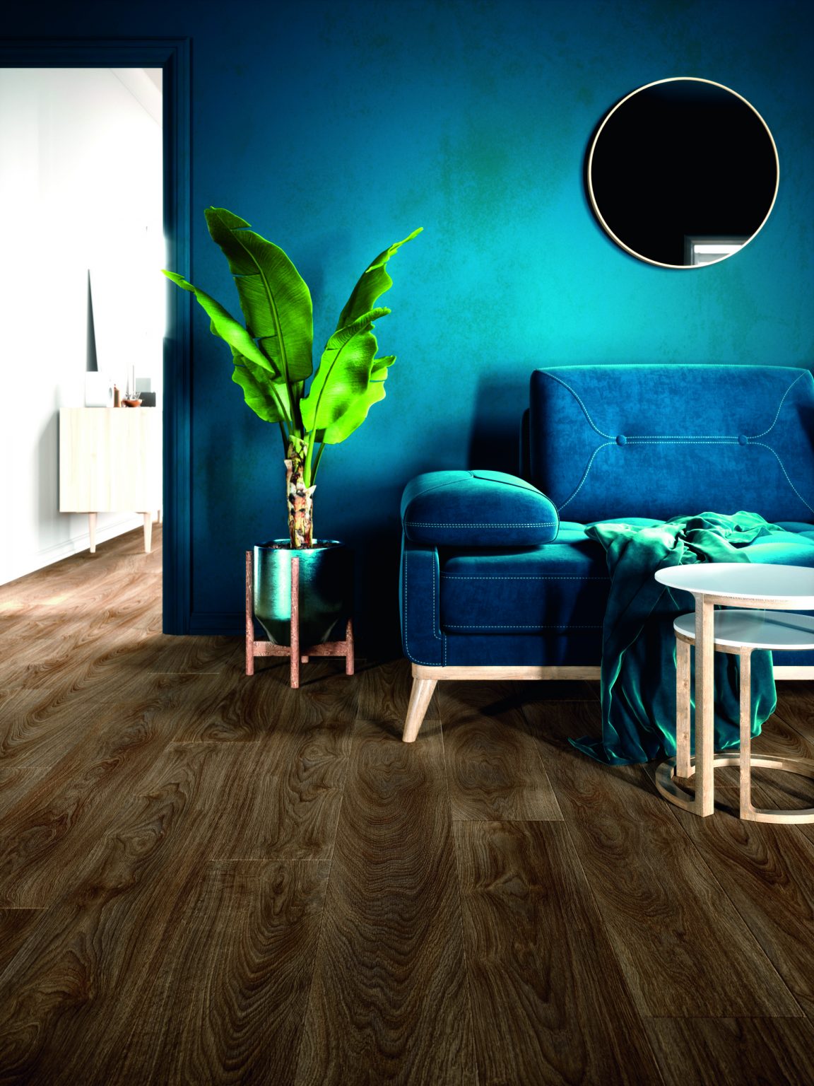 Līmējamā vinila grīda Moduleo Impress Laurel Oak 51852