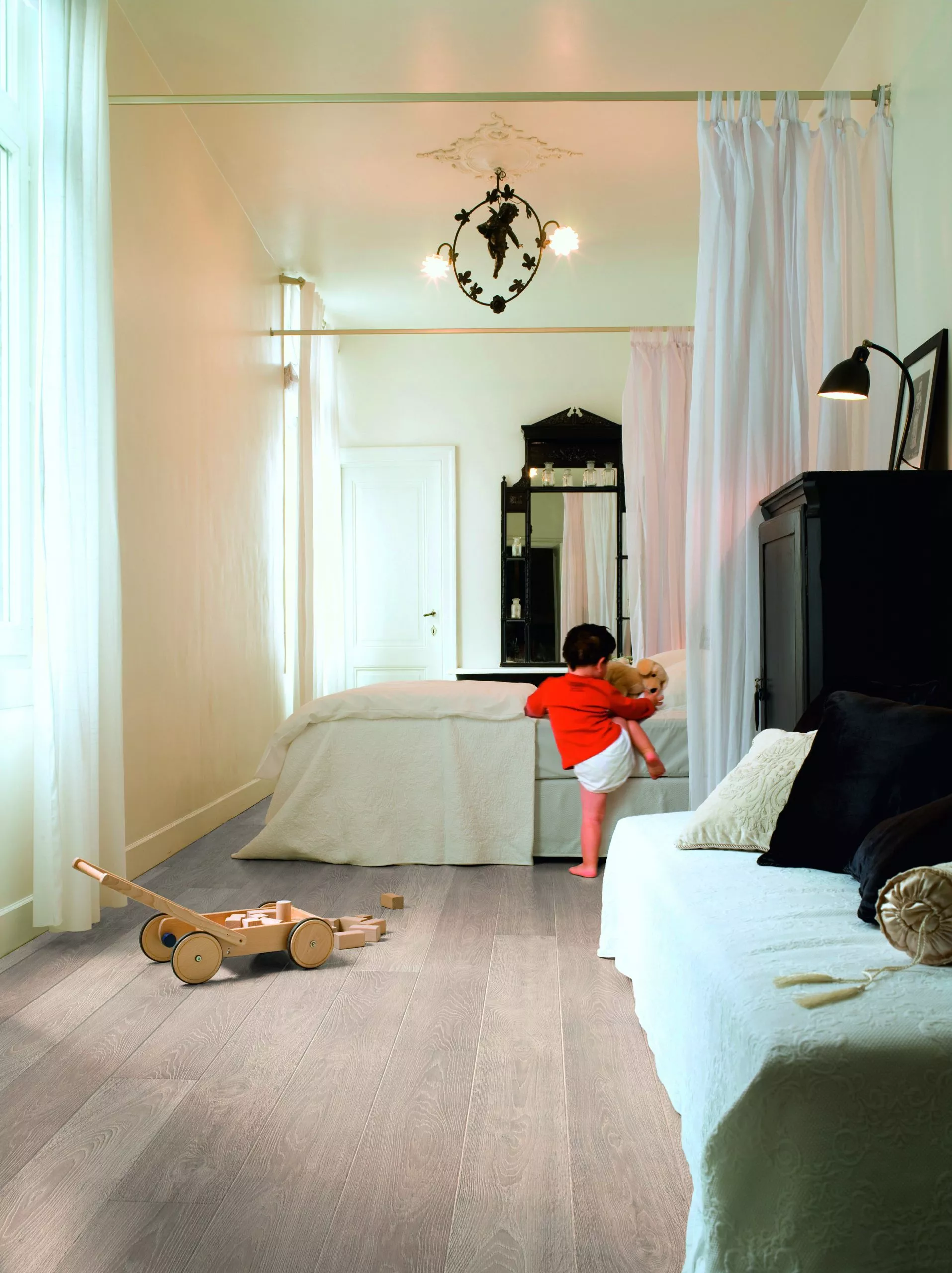 Quick-Step laminate Largo White vintage oak LPU3985 Class 32