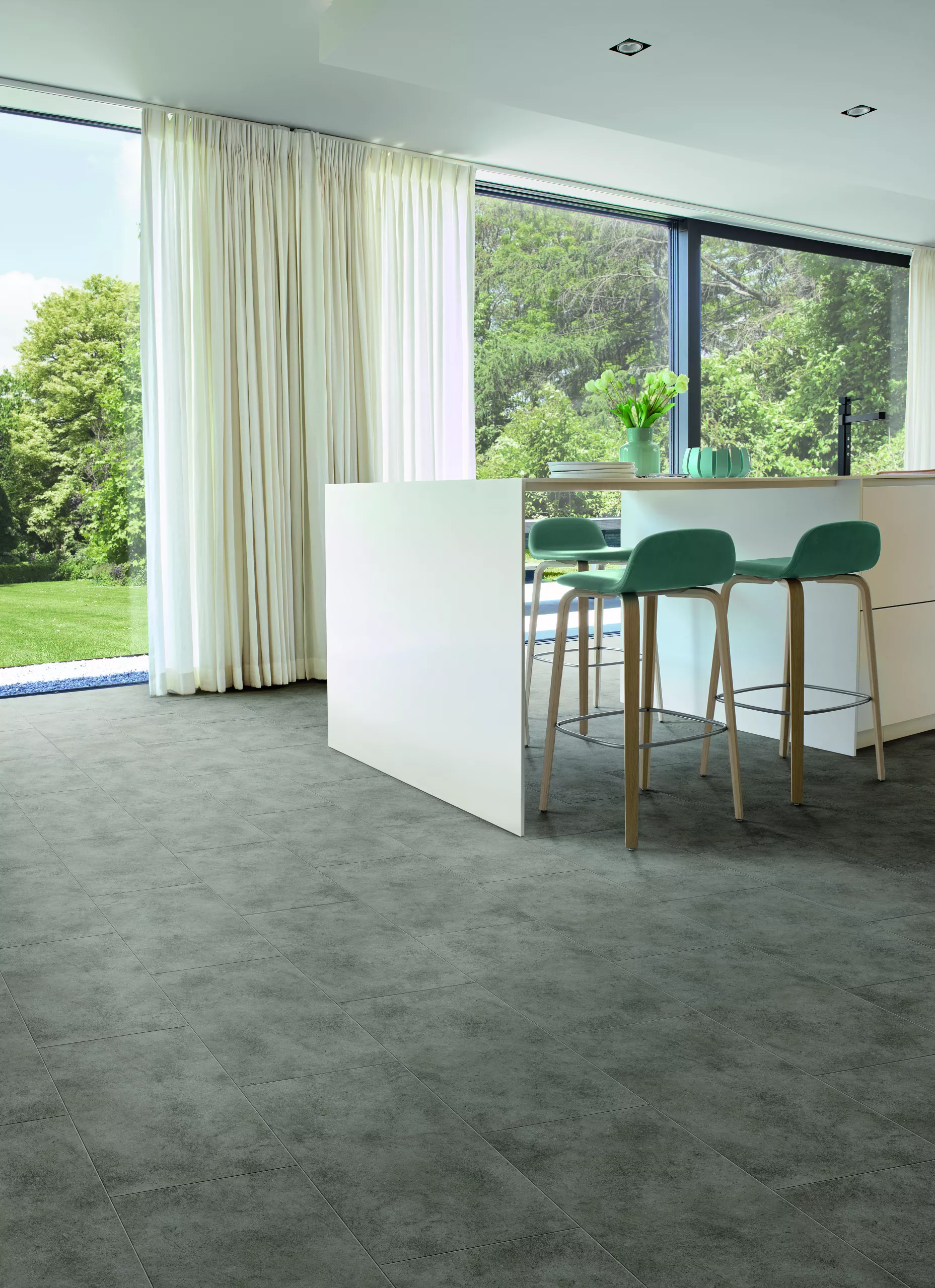 Adhesive vinyl floor Moduleo Transform Jura Stone 46960