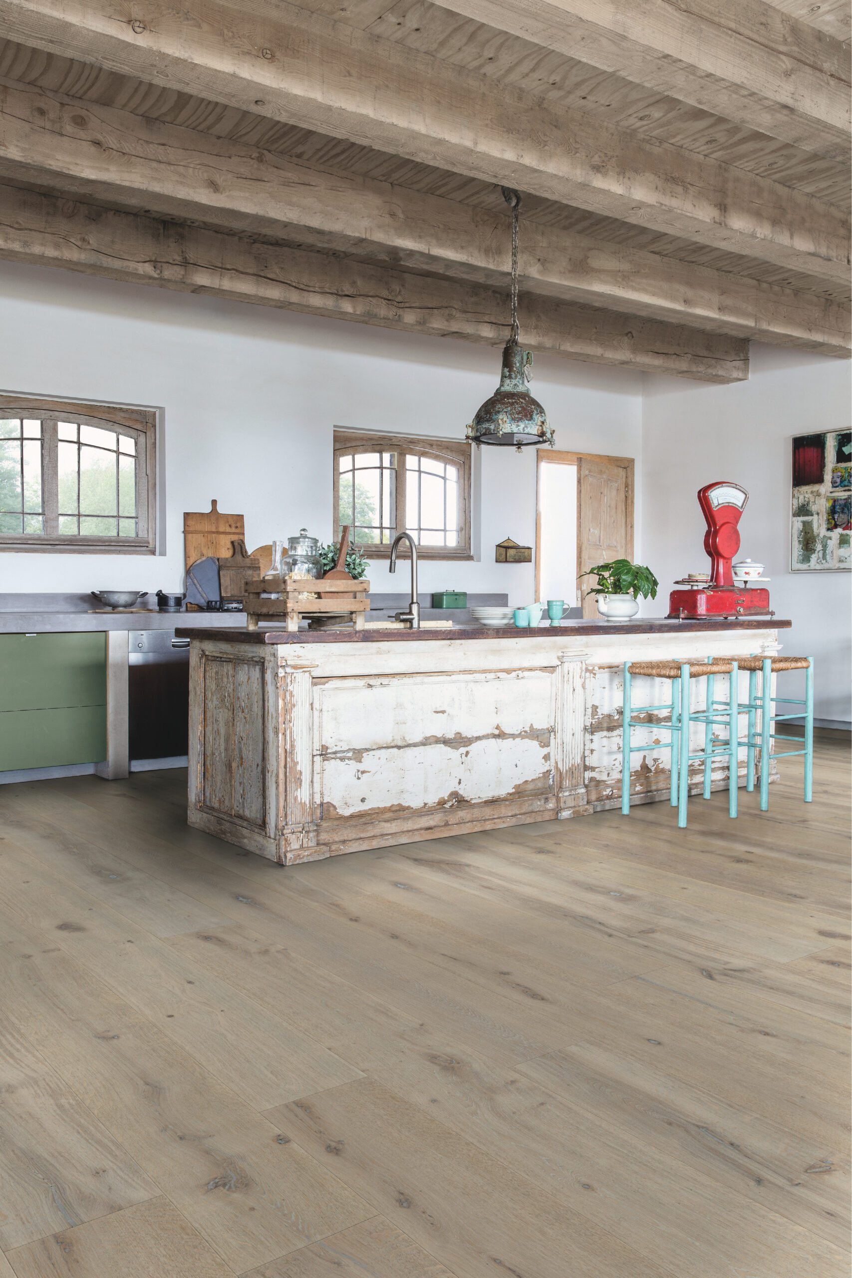 Trīsslāņu parkets Quick-Step Massimo Winter storm oak extra matt oiled MAS3563S