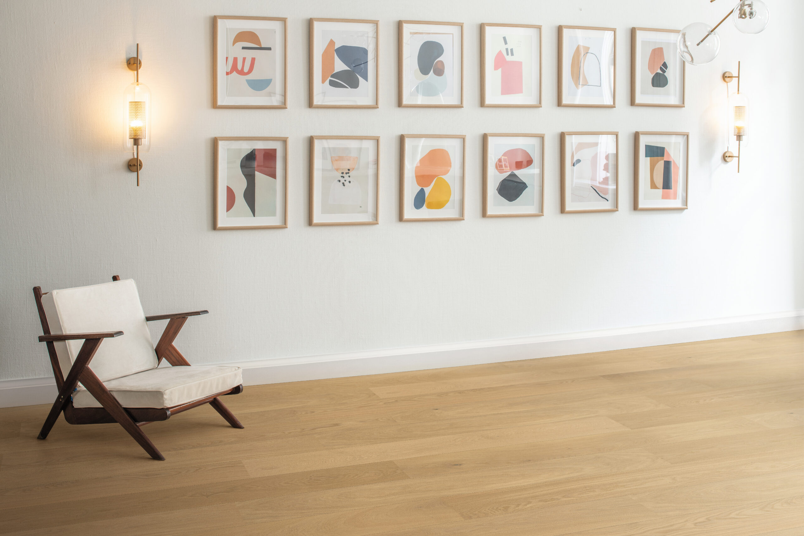 Trīsslāņu parkets Quick-Step Palazzo Refined oak extra matt PAL3095S