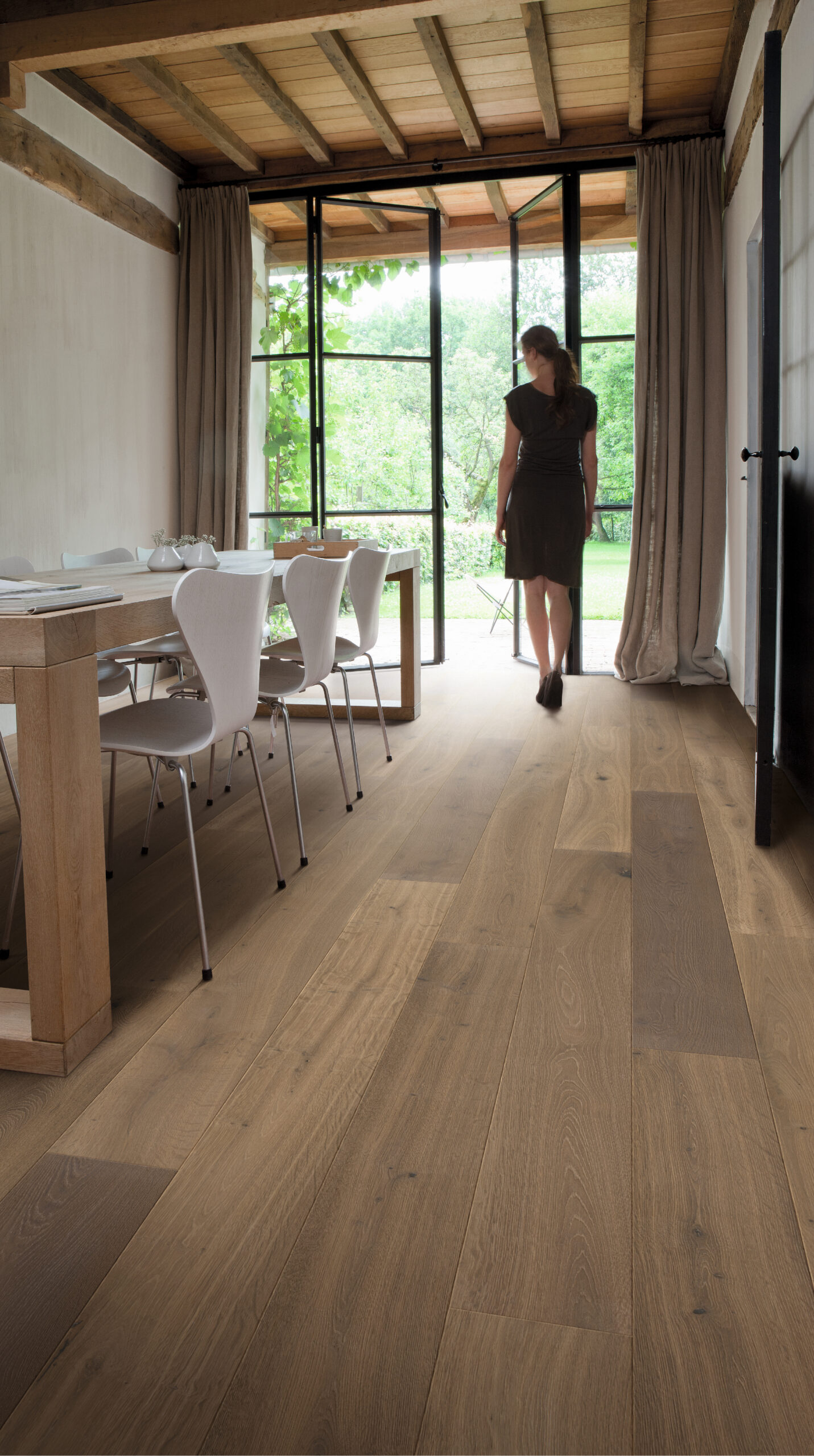 Trīsslāņu parkets Quick-Step Palazzo Latte oak oiled PAL3885S