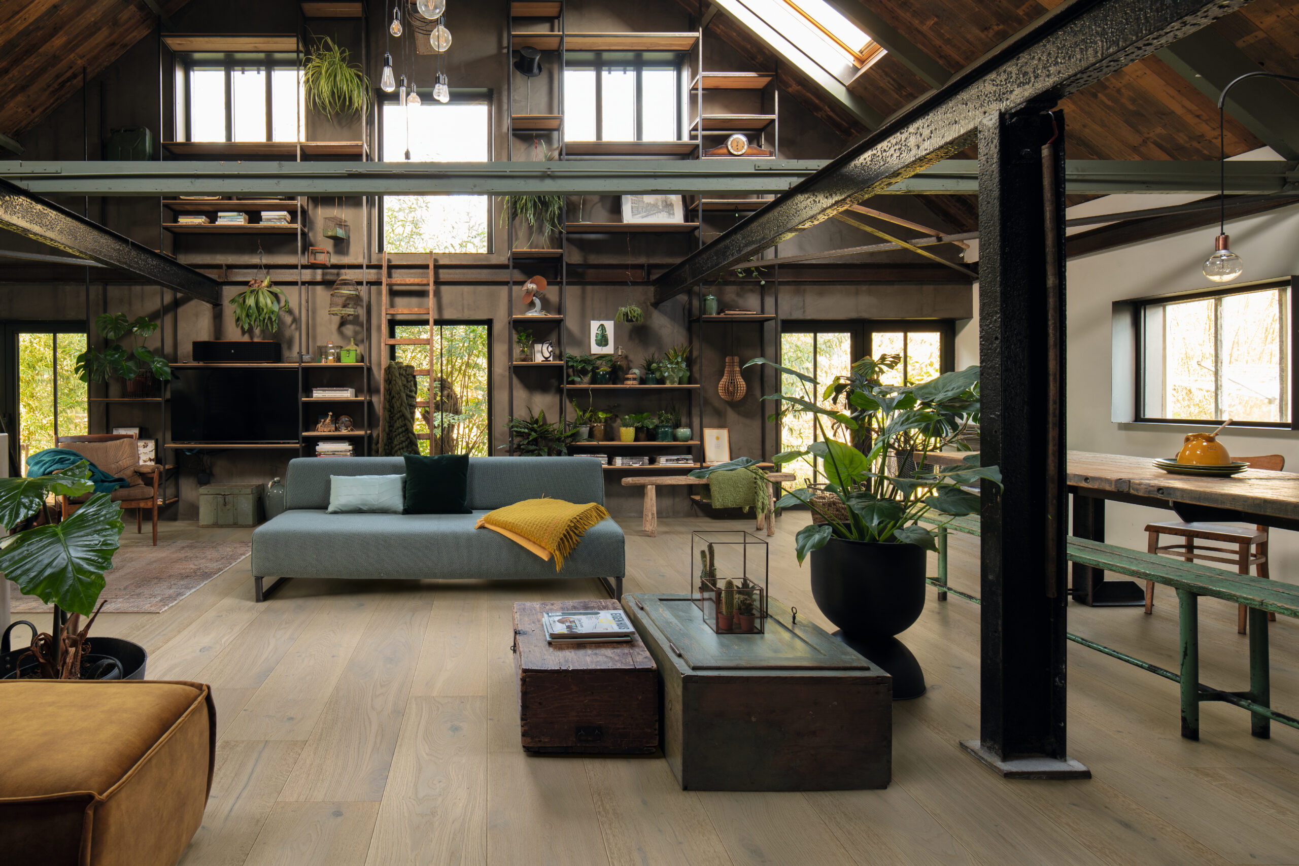 Trīsslāņu parkets Quick-Step White daisy oak extra matt MAS5102S