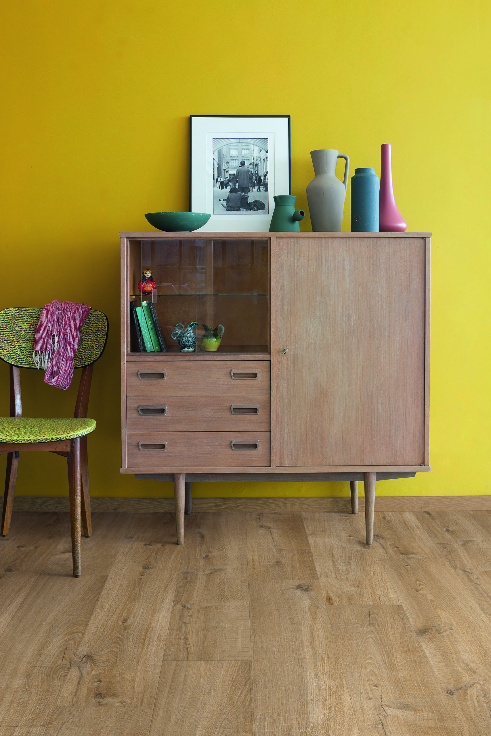 Vinyl flooring Quick-Step Bloom Cotton oak natural AVMPU40104