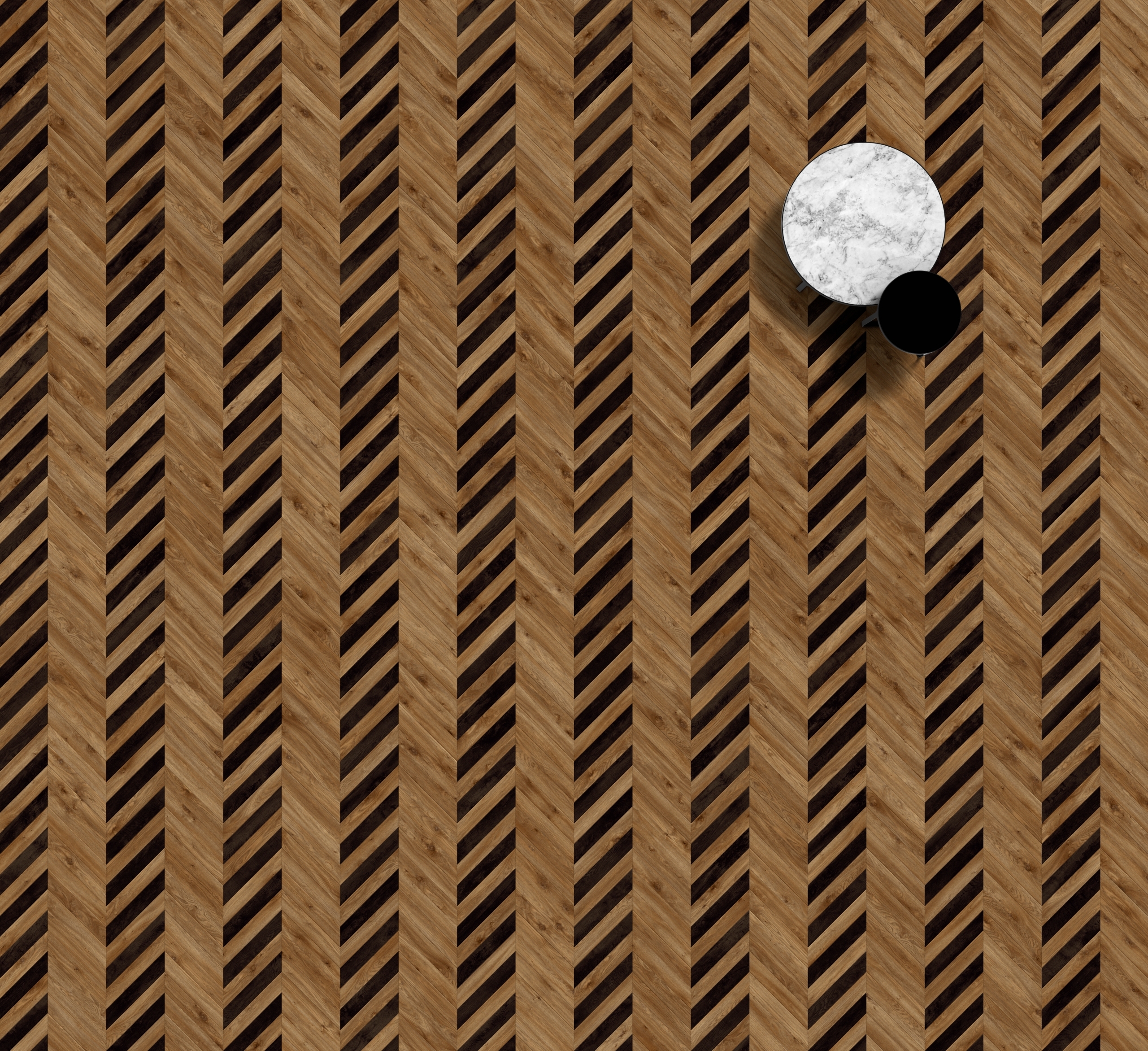 Dizaina vinila grīda Moduleo Moods Chevron 419