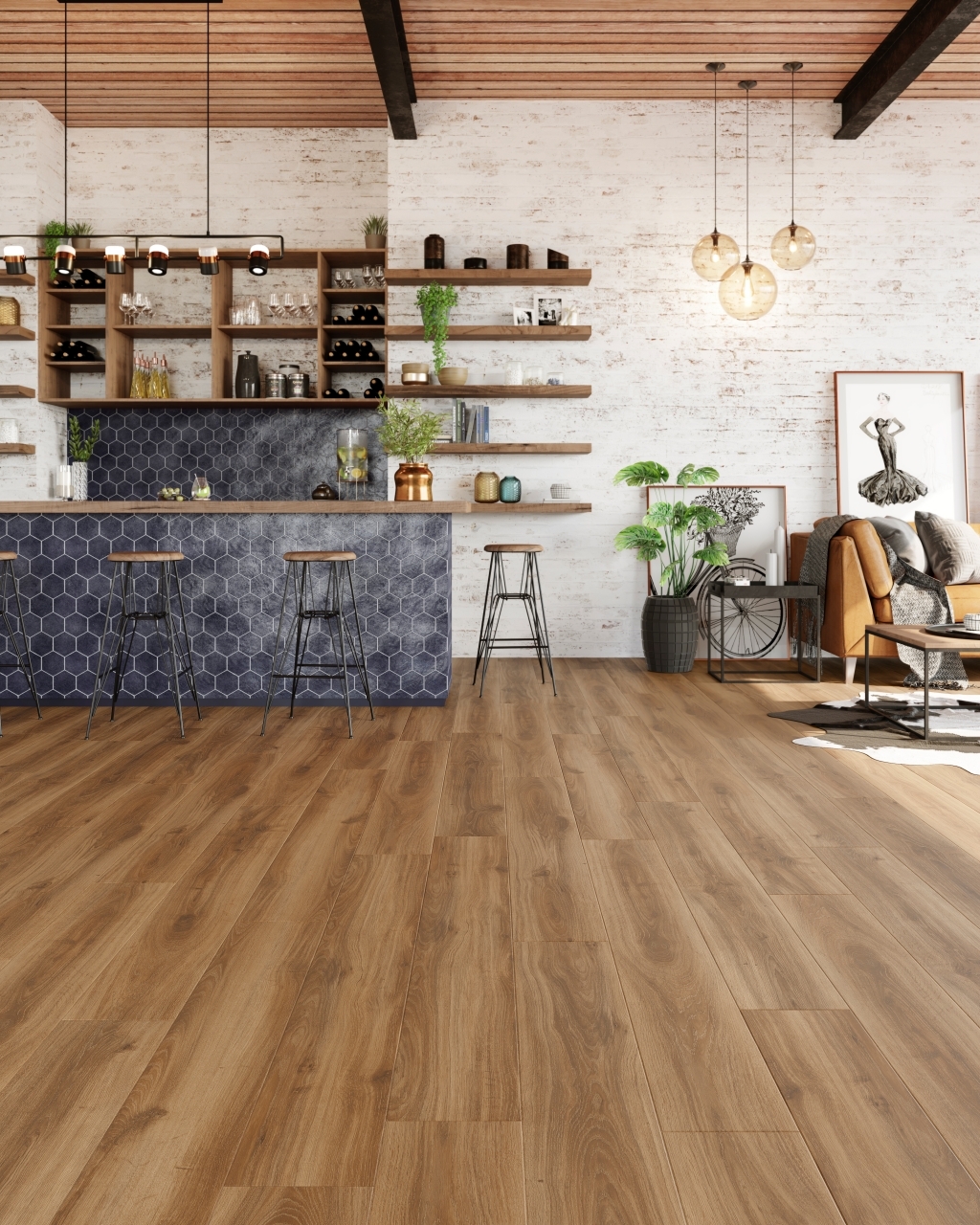 click vinila grīda Moduleo LayRed Classic Oak 24844