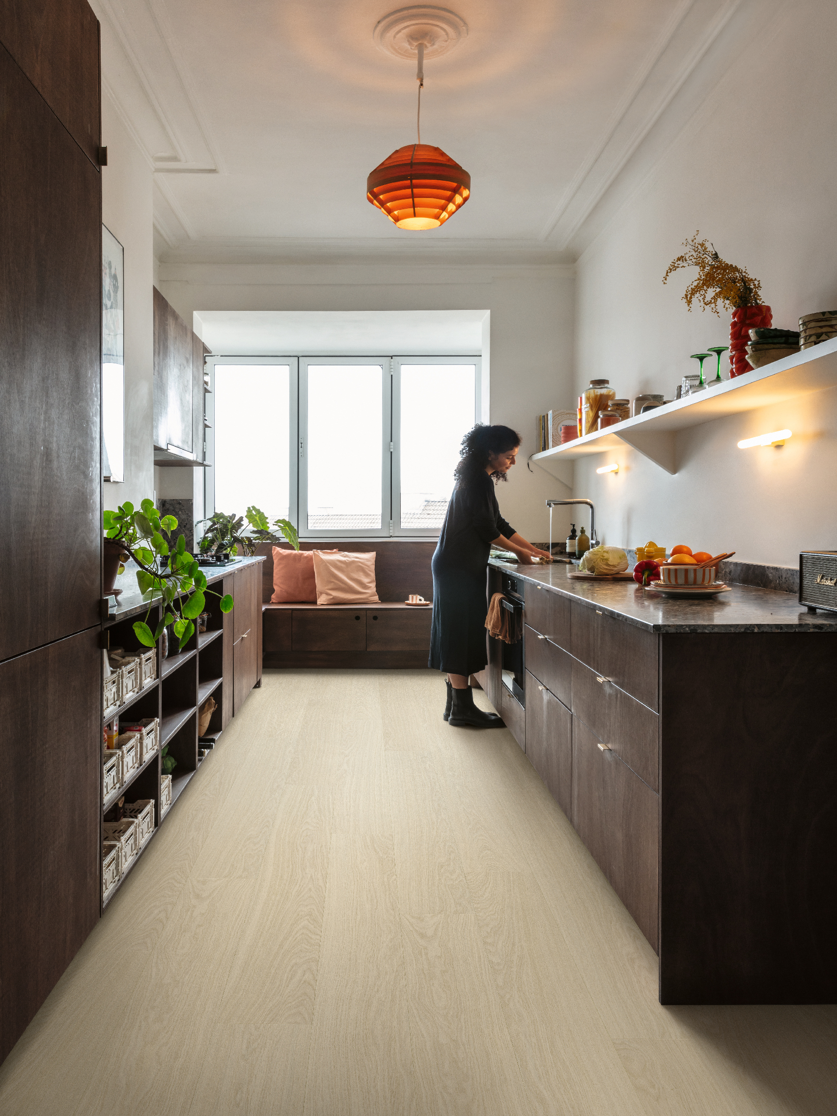 Vinila grīda Quick-Step Bloom Pure oak polar 40079