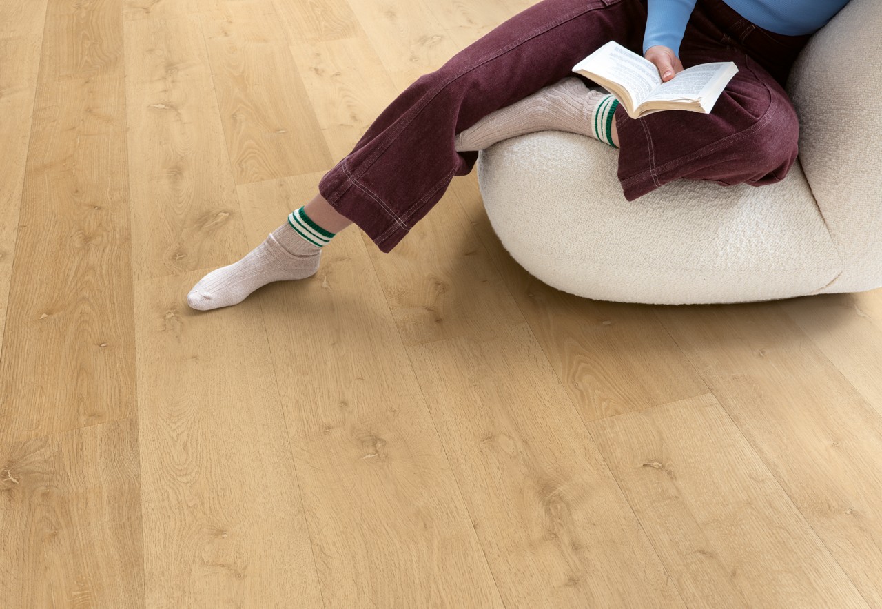 Vinila grīda Quick-Step Bloom Elegant oak natural AVMPU40316