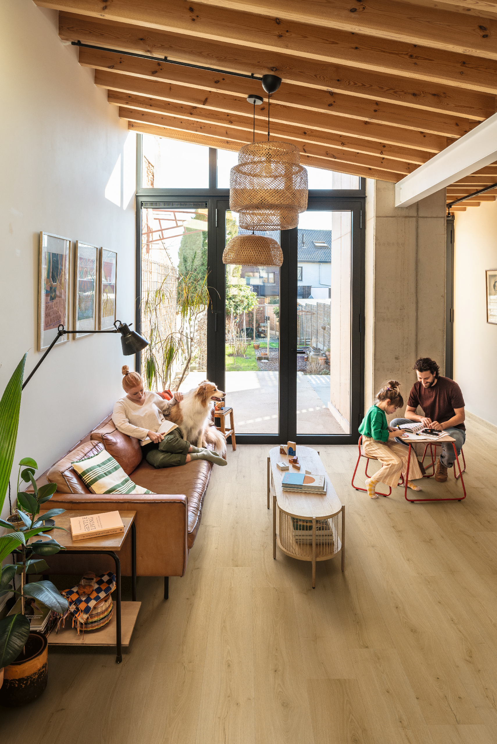 Vinila grīda Quick-Step Bloom Brushed Oak Honey AVMPU40318