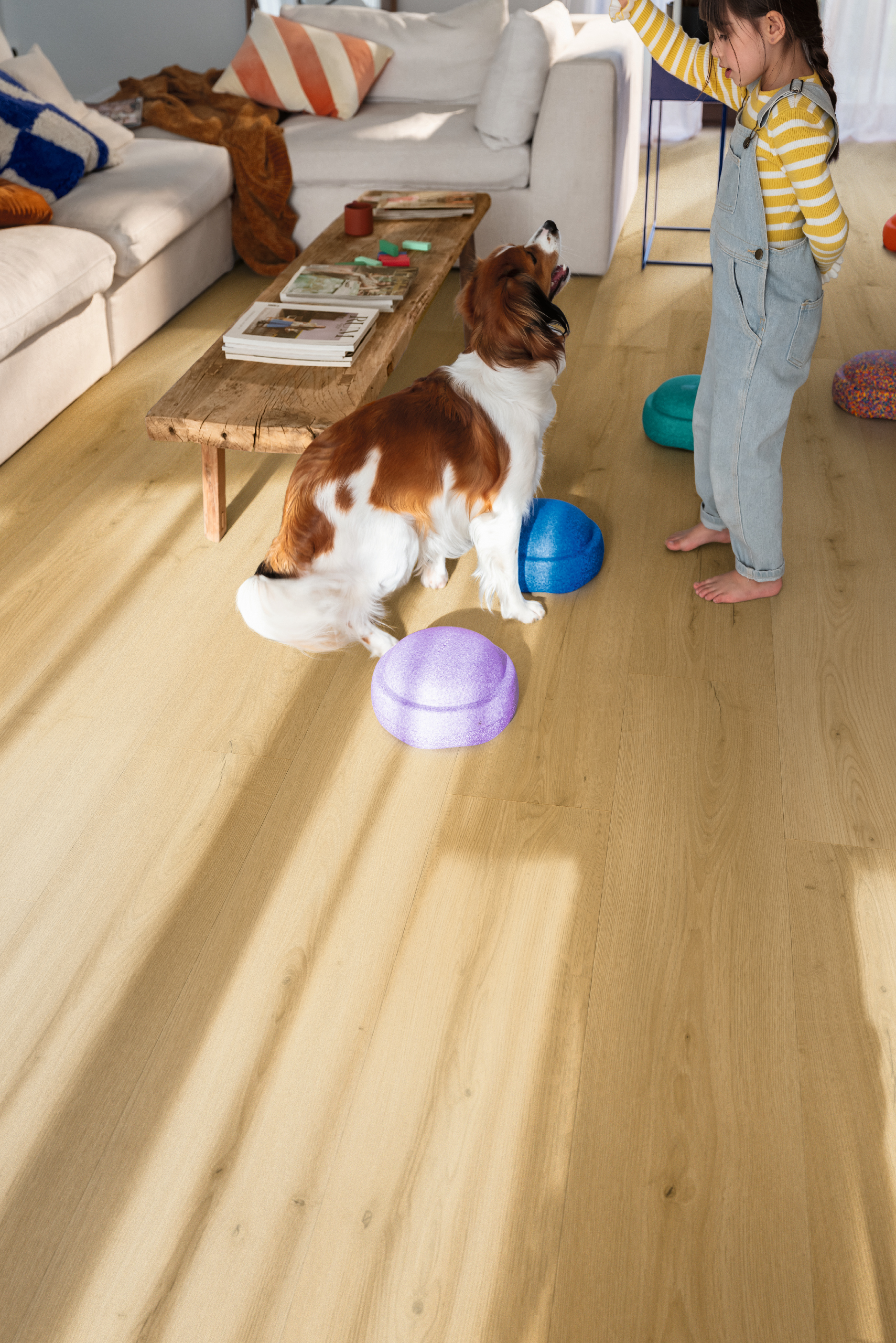 Vinila grīda Quick-Step Bloom Brushed Oak Honey AVMPU40318