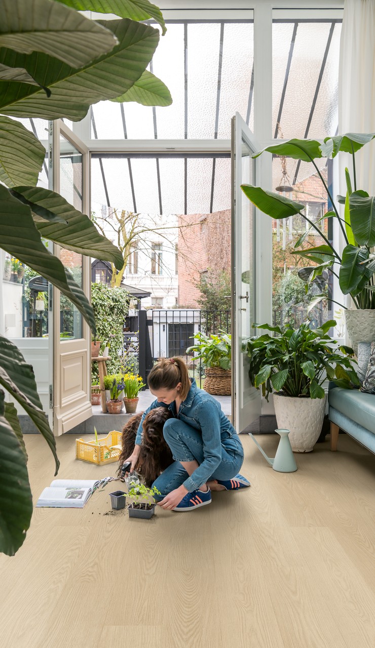 Vinila grīda Quick-Step Blos Buttermilk oak AVSPU40277