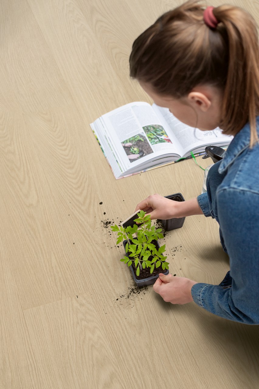 Vinila grīda Quick-Step Blos Buttermilk oak AVSPU40277