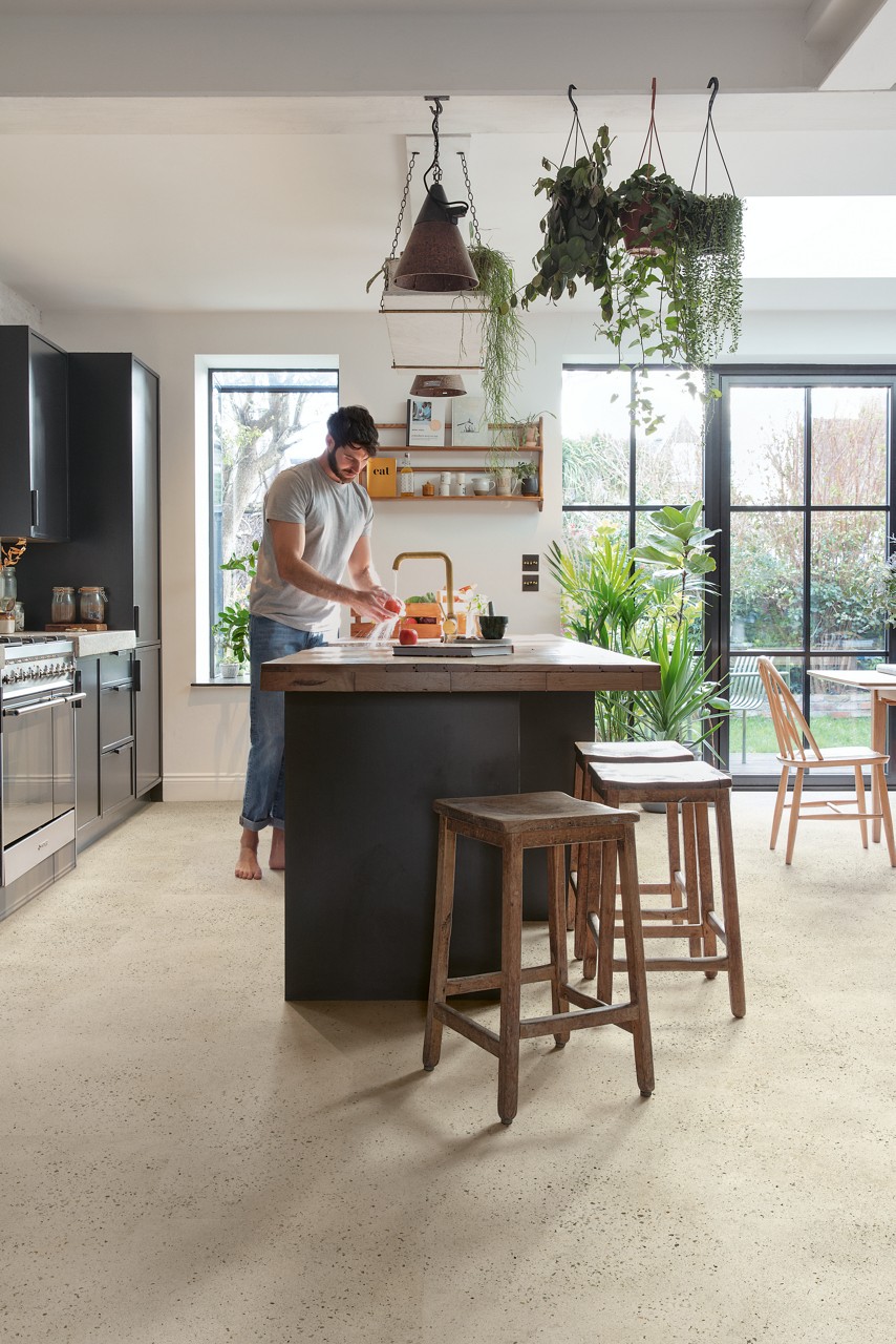 Vinila grīda Quick-Step Illume Pebble concrete AVMTU40276