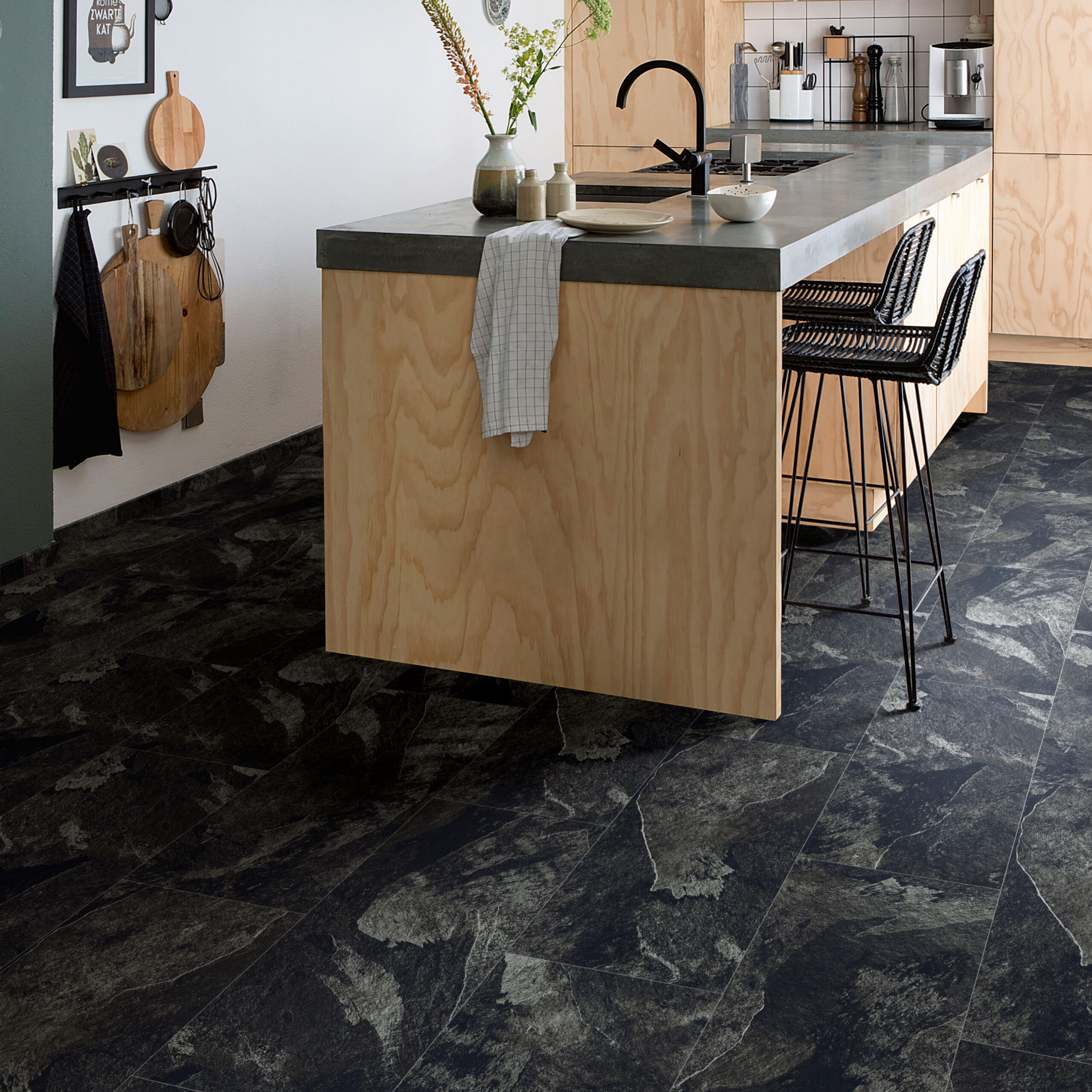 Vinila grīda Moduleo Roots Mustang Slate 70998